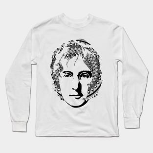 Mandalized John Lennon Long Sleeve T-Shirt